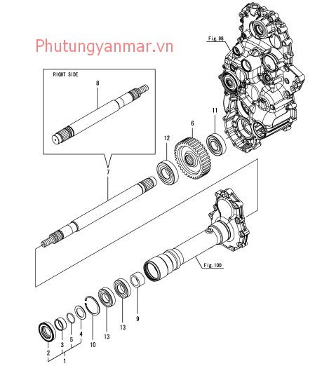 Trục đĩa xích